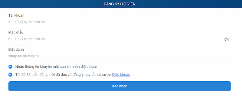 Thabet đăng ký: Hướng dẫn hội viên mới tham gia cá cược 2 Thabet đăng ký trên máy tính