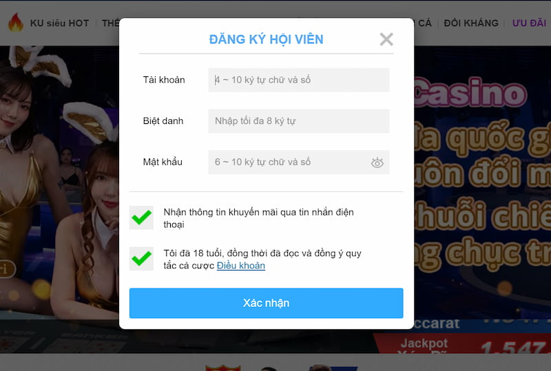 Thabet đăng ký: Hướng dẫn hội viên mới tham gia cá cược 5 Cung cấp thông tin đăng ký một cách trung thực